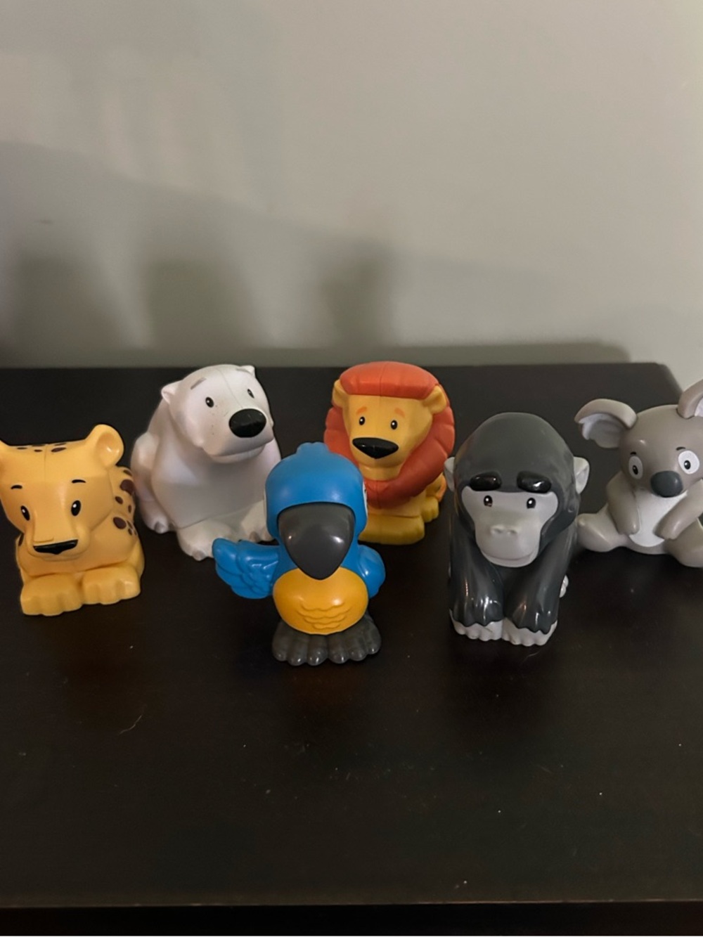 FP Little People Zoo Animals Lion Bear Gorilla Koala Cheetah Parrot interactive